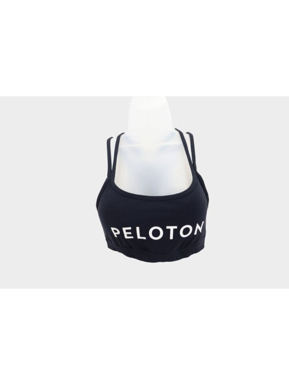 Peloton Sports Bra Womens Small Black Wireless Padded Pull On Athletic Polyester